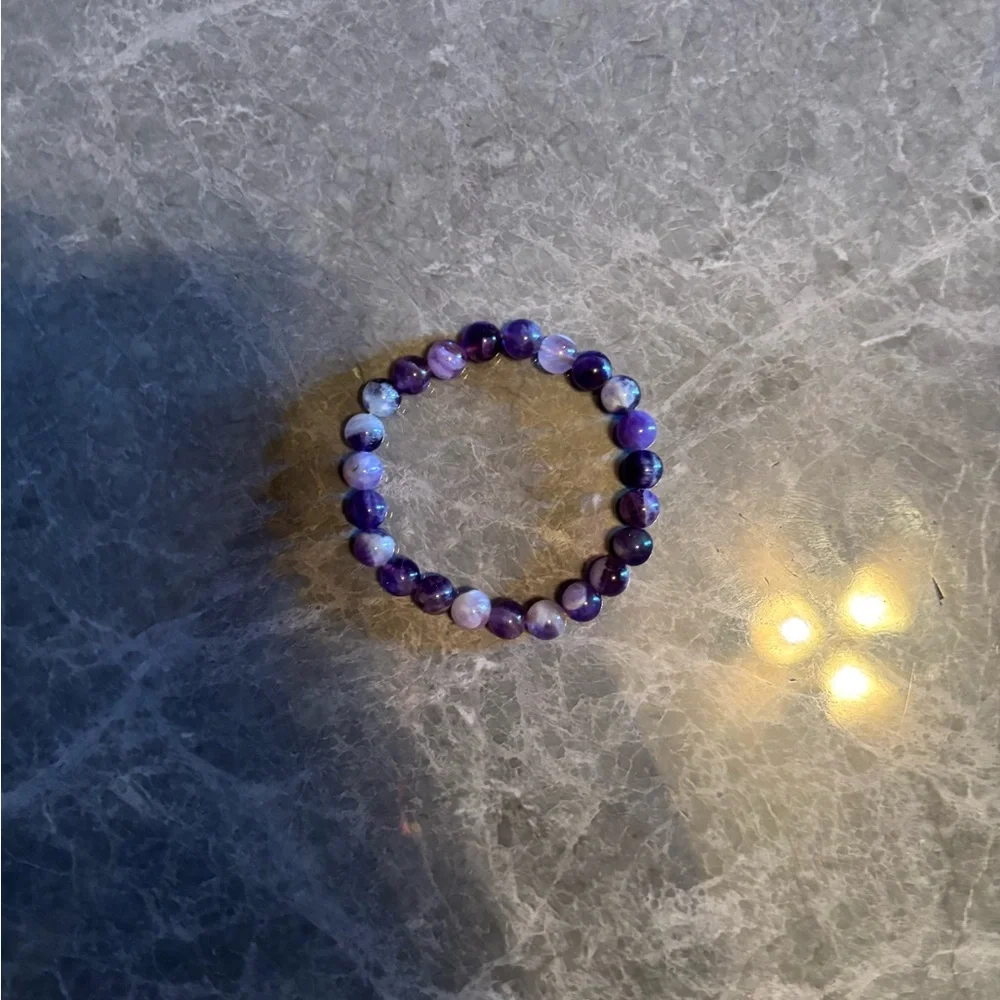 Purple Beaded Bracelet - Picture 3 of 3